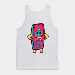 Indestructible 3310 Phone Super Robot Tank Top